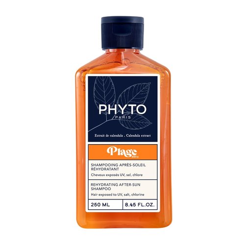 PHYTO PLAGE Rehydrating After-Sun Shampoo - Sulfate & Silicone-Free, Restores Softness & Shine | 8.45 fl oz