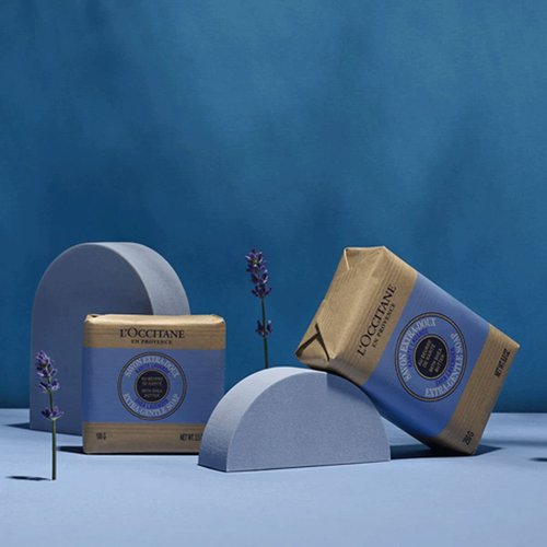 L'OCCITANE Shea Butter Soap Bar - Extra-Gentle Cleansing & Moisturizing for Soft Skin | Vegan, Soothing Scents