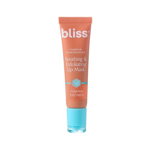Bliss Pumpkin Powerhouse Lip Mask - Exfoliating & Soothing Overnight Hydrating Balm for Dry Lips