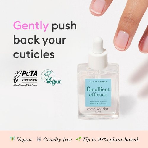 Manucurist Cuticle Remover Gel - 9-Free & 97% Bio-Sourced Ingredients - Nail Care - 0.5 fl oz