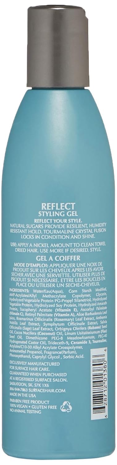 SURFACE Hair Reflect Styling Gel - Humidity Resistant for Ultimate Control & Shine | 8 oz.
