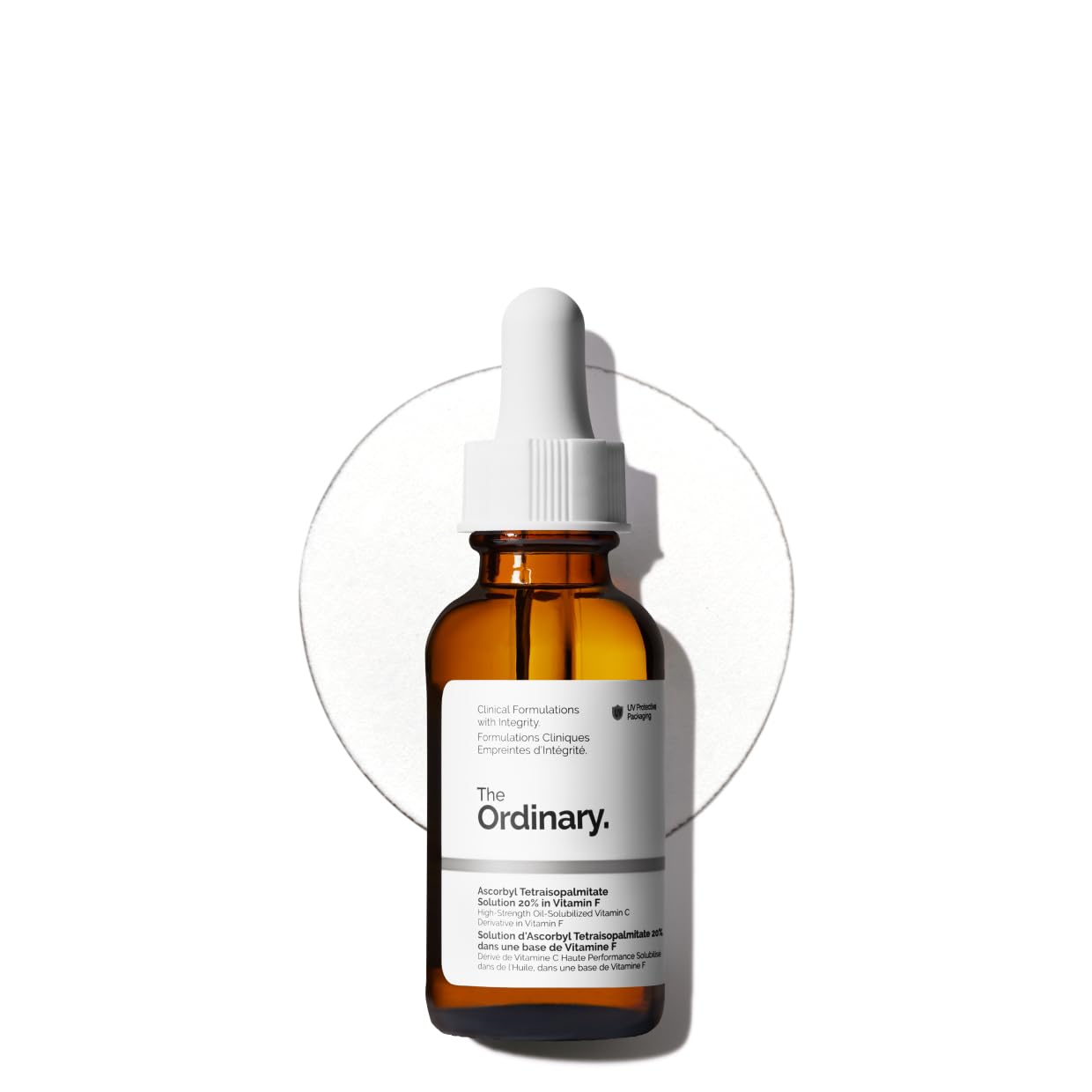 The Ordinary Ascorbyl Tetraisopalmitate Solution 20% - Hydrating Vitamin C Oil for Even Skin Tone | 1 Fl Oz