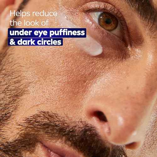 NIVEA MEN Age Defense Eye Cream with Hyaluronic Acid, 24-Hour Hydrating Under Eye Cream for Men Helps Reduce Look of Crow's Feet, Fine Lines and Dark Circles, 0.5 Fl Oz Tube