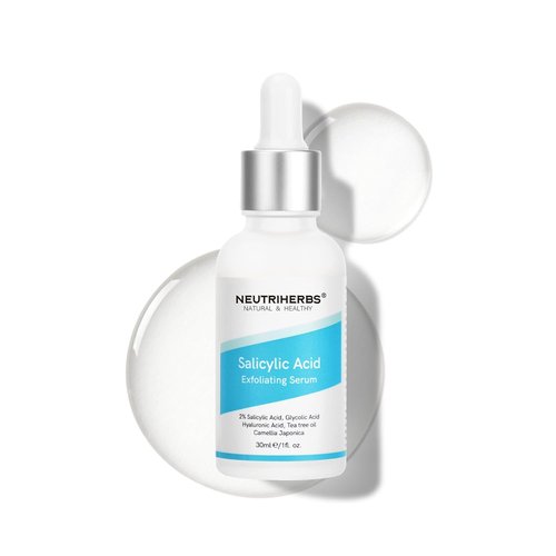 NEUTRIHERBS Salicylic Acid Face Serum - Unclogs Pores & Reduces Acne for Oily Skin | 1 fl oz