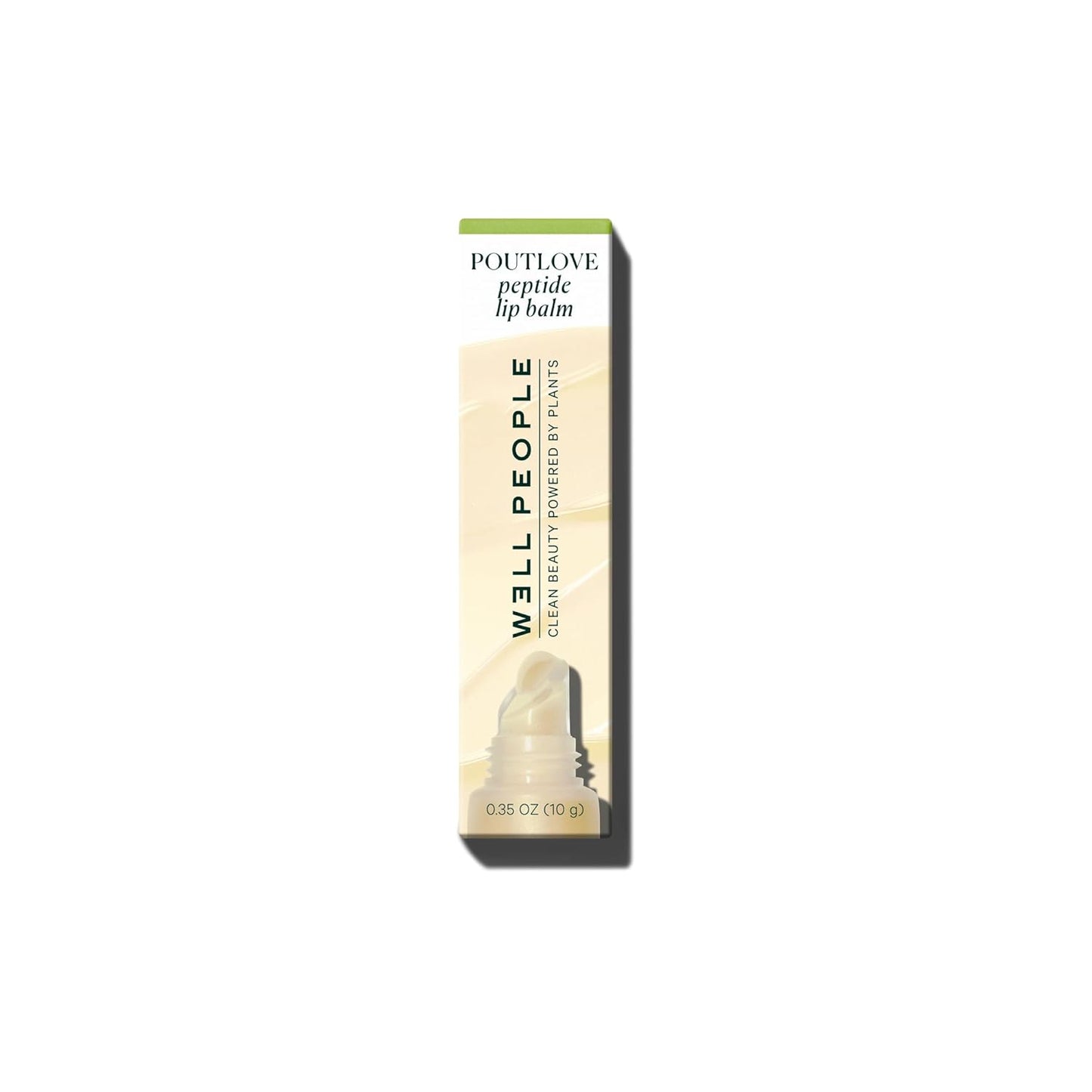Well People Poutlove Peptide Lip Balm - Hydrating Tinted Treatment with Peptide Complex & Murumuru Butter, Coconut
