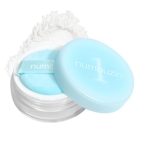 Numbuzin No.1 Powder | 24H Long-Lasting Pantothenic Skincare | Silica & CICA for Acne-Prone Skin | 0.24 oz
