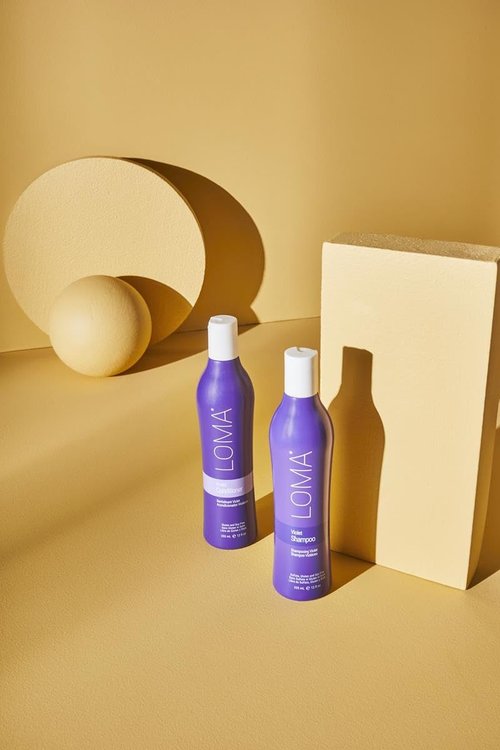 Loma Hair Care Violet Conditioner - Nourishing Lemon & Eucalyptus Formula | 12 Fl Oz