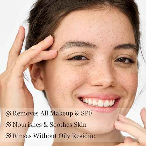 mivida Makeup Melting Cleansing Balm, Waterproof Makeup Remover with Ceramides, Vit E & Hyaluronic-Acid, Hydrating and Gentle Cleanser for Norished Skin, value Size 3.5 fl oz