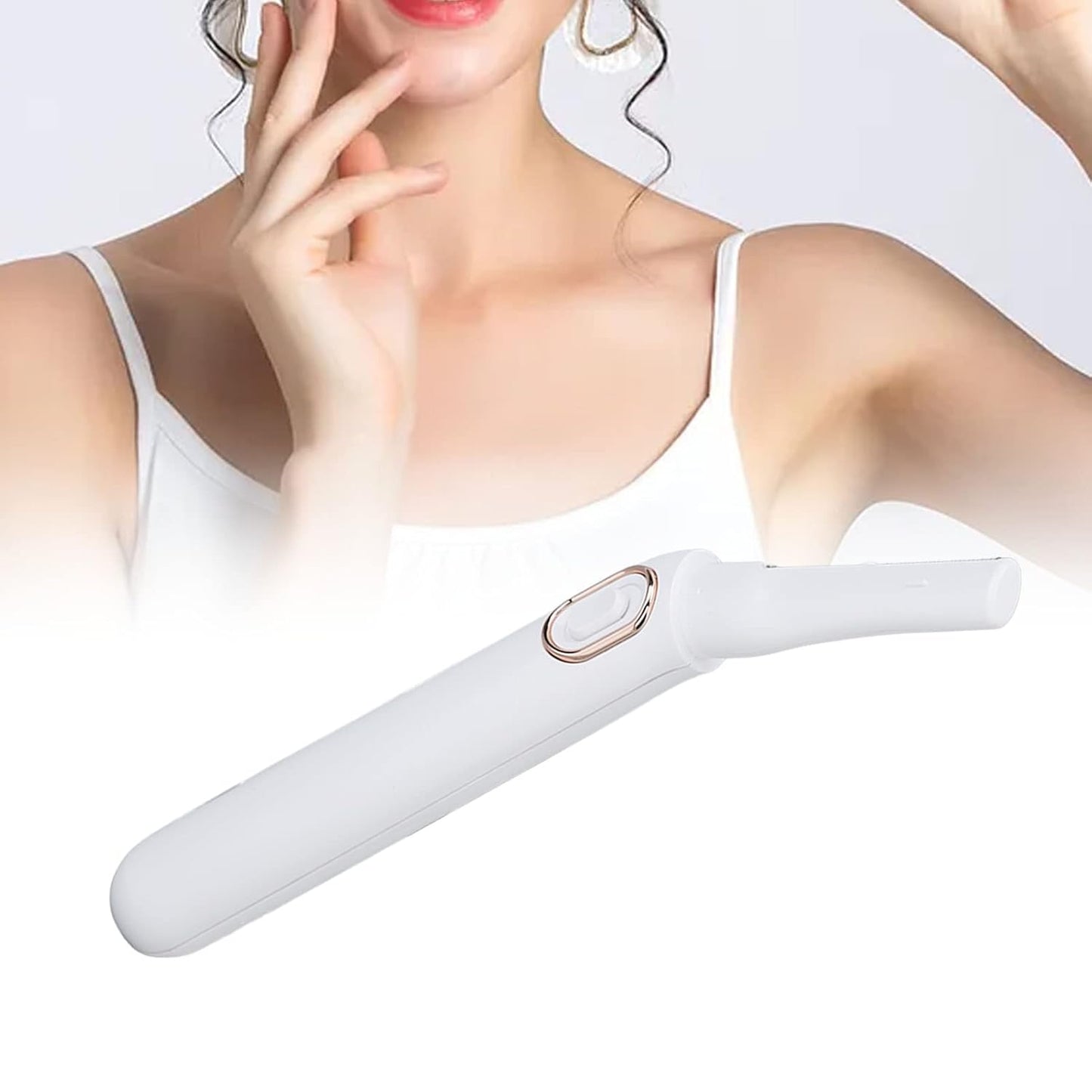 Skiennix Bikini Trimmer for Women - Portable Electric Shaver with LED Light for Gentle Grooming