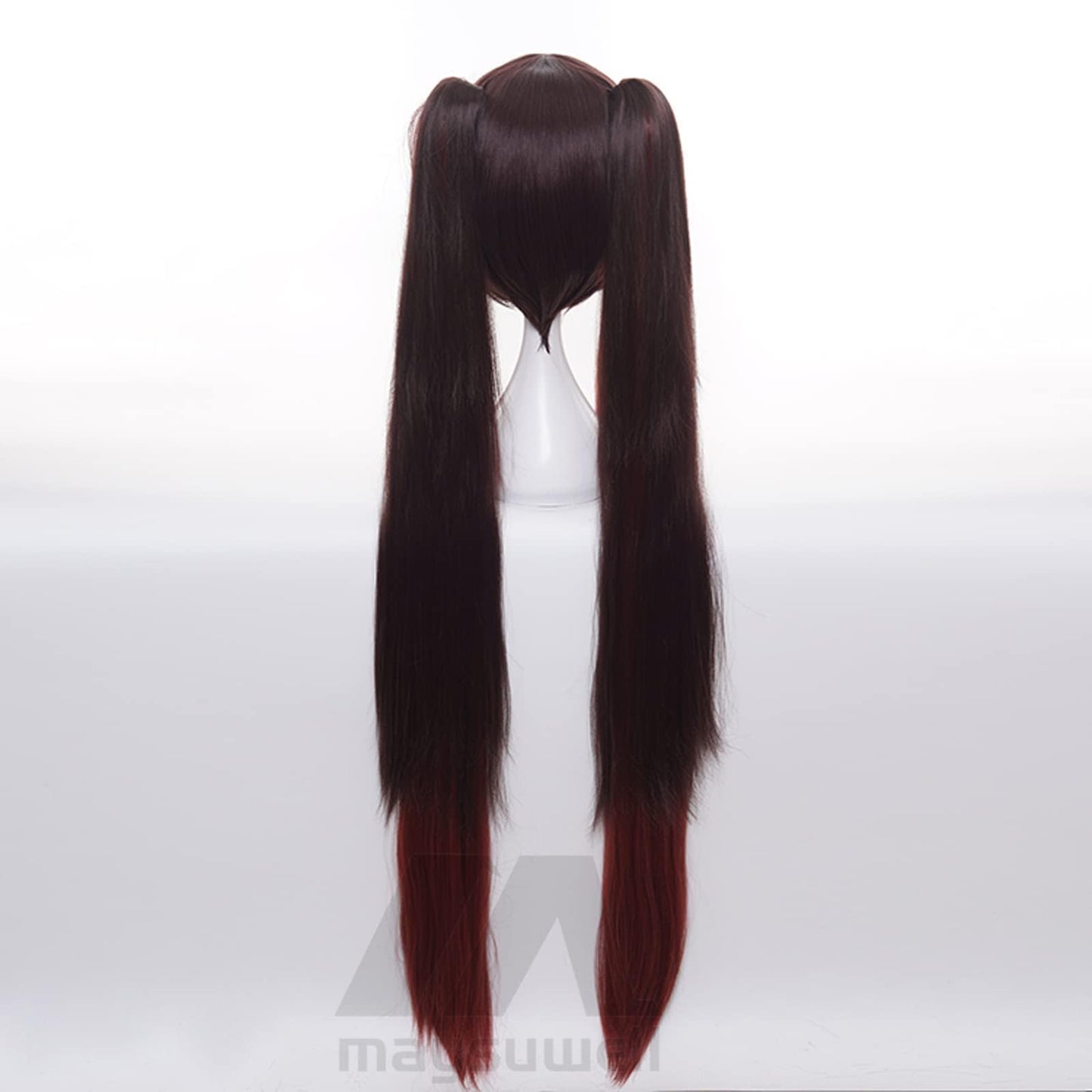 Anime Cosplay Wig Genshin Impact Hutao Wig Chestnut gradient long hair with Free Wig Cap for Comic Con, Cosplay show, Halloween