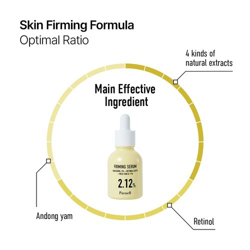 Parnell Bakuchiol Firming Serum - Plant-Based Anti-Aging Treatment with Wild Yam | 1.01 fl. oz for Youthful Skin