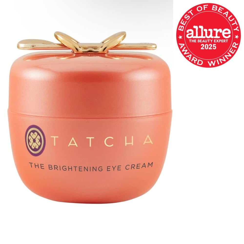 TATCHA Brightening Eye Cream - Vitamin C Formula for Dark Circle Reduction | 15 ml / 0.5 fl. oz.