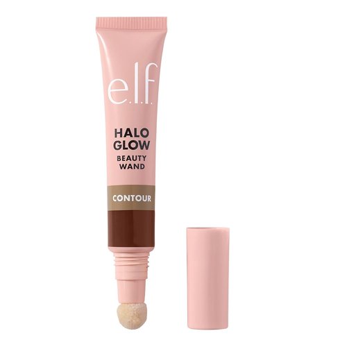 e.l.f. Halo Glow Contour Wand - Liquid Contour for Naturally Sculpted Look | Buildable, Vegan, Tan/Deep
