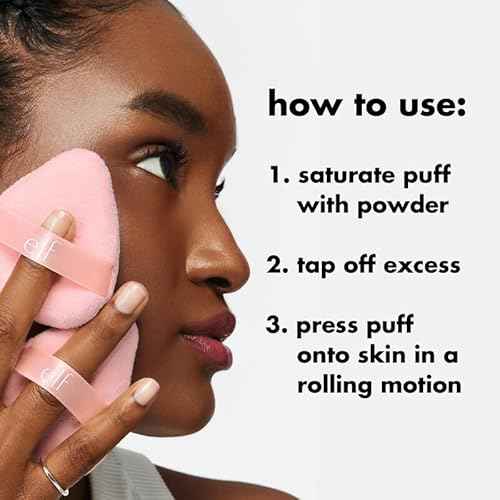 e.l.f. Halo Glow Powder Puff, Soft, Reusable Powder Puff For Applying Loose Or Pressed Powders, Easily Conforms To The Face, Vegan & Cruelty-free