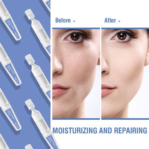 Ectoin Hydrating Repair Facial Serum Ampoule - Deep Moisture & Anti-Aging Formula | 30 Single-Use Ampoules