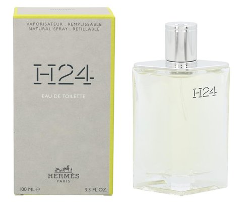 H24 by Hermès Men's Eau de Toilette - 3.3 oz Refillable Spray for Lasting Freshness