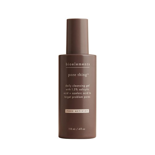 Bioelements Pore Thing Cleansing Gel - 4 Fl Oz | Daily Treatment with 1.5% Salicylic & Azelaic Acid - Vegan & Cruelty-Free