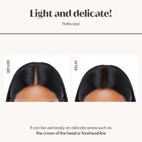 ETUDE Hair Pang Pang hair powder for men and women, Dark Brown, Waterproof, for eyebrow colors, Hairline and Thin Hair, Hairline Powder
