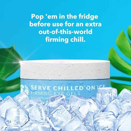 Patchology Serve Chilled On Ice Firming Under Eye Mask Patches with Peptides, Cloudberry Oil & Bakuchiol ? Hydrogel Patches for Dark Circles, Puffiness, Fine Lines ? Ideal Travel Essential - 15 Pairs