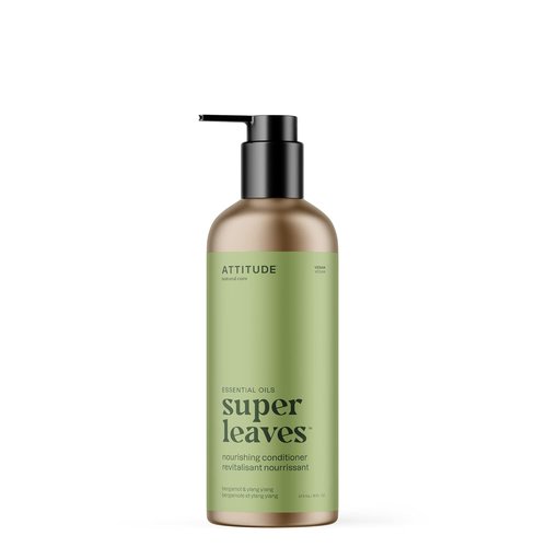 ATTITUDE Conditioner - Vegan & Plant-Based with Essential Oils | Eco-Friendly Aluminum Bottle, 16 Fl Oz