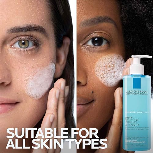 La Roche-Posay Toleriane Purifying Foaming Facial Cleanser, Oil Free Face Wash for Women & Men with Niacinamide + Ceramides, Pore Cleanser Safe For Sensitive Skin, Won’t Dry Out Skin, Soap Free, 400ml