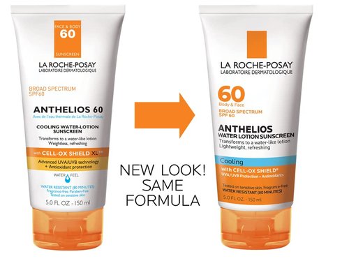 La Roche-Posay Anthelios Sunscreen Lotion - Broad Spectrum SPF 60 & SPF 30, Fast Absorbing, Oil-Free