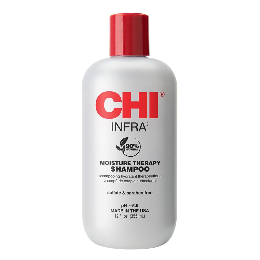 CHI Infra Shampoo - Gentle Cleansing & Hydration for All Hair Types | 12 Oz, Heat Damage Repair, Sulfate-Free