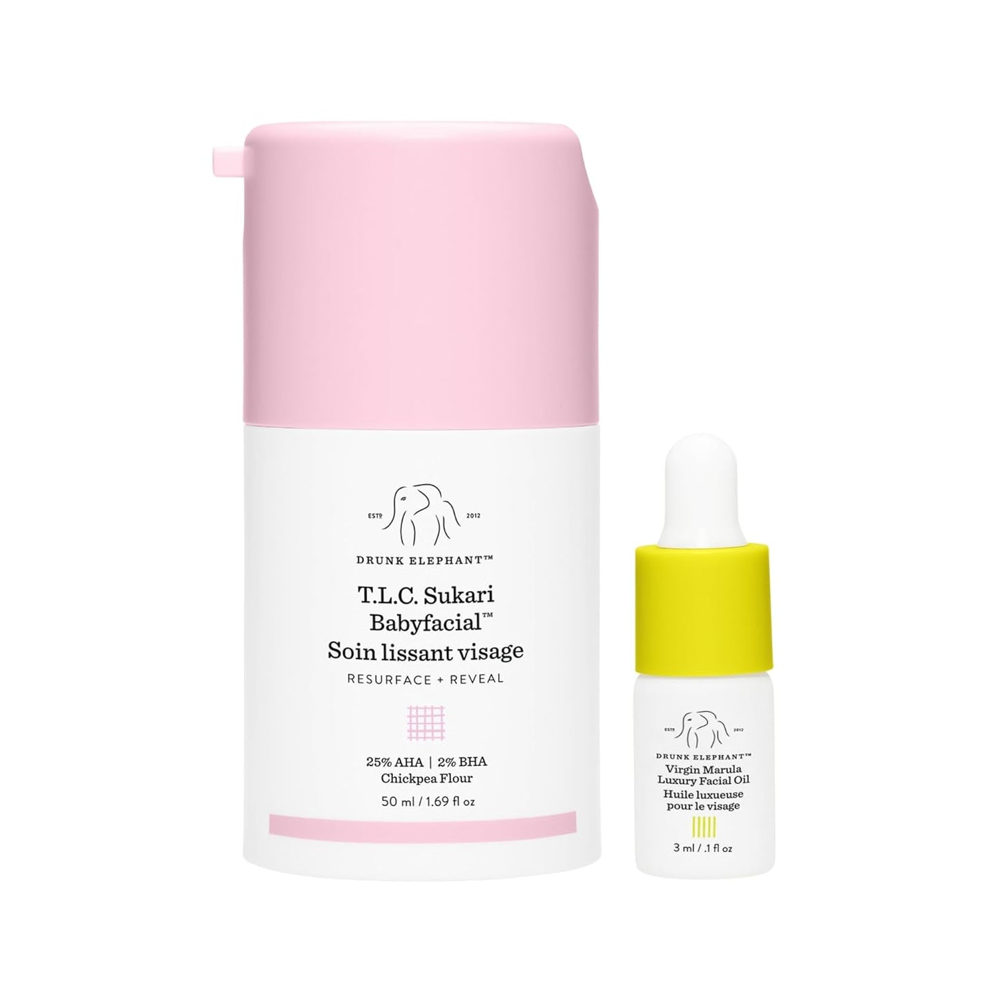 Drunk Elephant T.L.C. Sukari Babyfacial - Exfoliating Face Mask for Radiant Skin - 1 oz | Cruelty-Free & Dermatologist-Tested