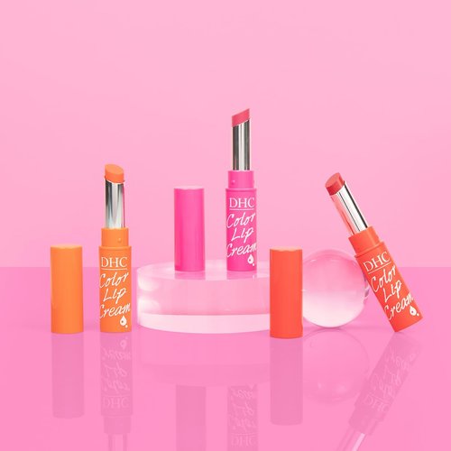 DHC Color Lip Cream Set - Hydrating, Long-Lasting Formula | 3 Vibrant Shades for All-Day Wear