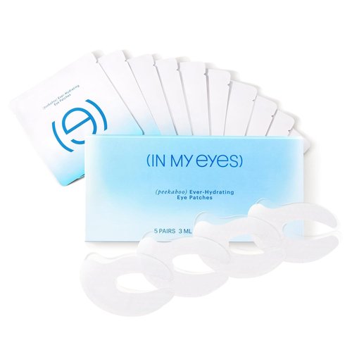 In My Eyes Hydrating Under Eye Patches - Hyaluronic Acid Hydrogel Masks for Dark Circles & Puffiness | 5 Pairs