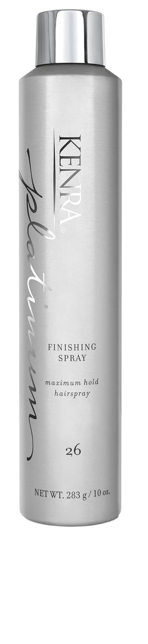Kenra Professional Platinum Finishing Spray 26 - Maximum Hold Hairspray | Fast-Drying & Humidity-Resistant | All-Day Shine for All Hair Types