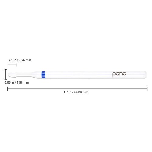 Pana Ceramic Cuticle Clean Nail Bit - Medium Grit 3/32" for Electric Dremel Drill Machine