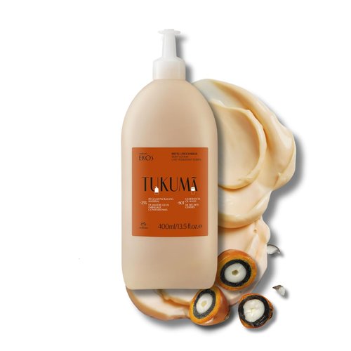 Ekos Tukumã Replenishing Body Lotion Refill - Vegan Moisturizer with Hyaluronic Acid | 13.5 fl oz (400ml)