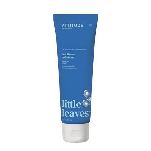 ATTITUDE Hair Conditioner for Kids - Vegan Plant-Based Detangler with Blueberry | 8 Fl Oz