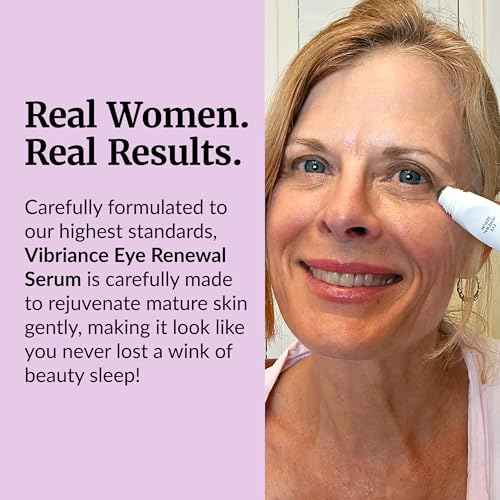 Vibriance Eye Renewal Serum - Dark Circles and Puffiness Treatment - Caffeine Formula for Reducing Bags