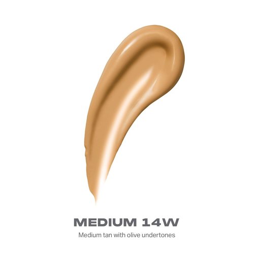 Morphe Lightform Dewy Foundation - Long-Wearing Hydration Makeup for Natural Radiance - Medium 14W (1.01 fl oz)