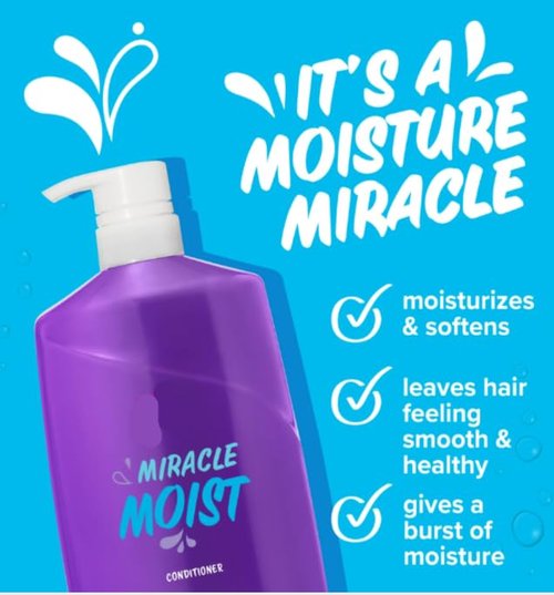 Miracle Moist Conditioner - Paraben-Free Avocado Formula for Dry Hair | 26.2 oz
