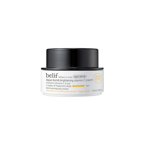 Belif Aqua Bomb Face Cream - Intense Hydration with Hyaluronic Acid & Vitamin C | For All Skin Types