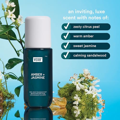 VERB Hair and Body Mist - Fragrance Amber & Jasmine, 5 oz