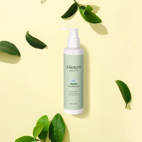 Jolieterre Pure Cleansing Gel, Hydrating Facial Cleanser with Botanical Extracts, 5.07 fl oz