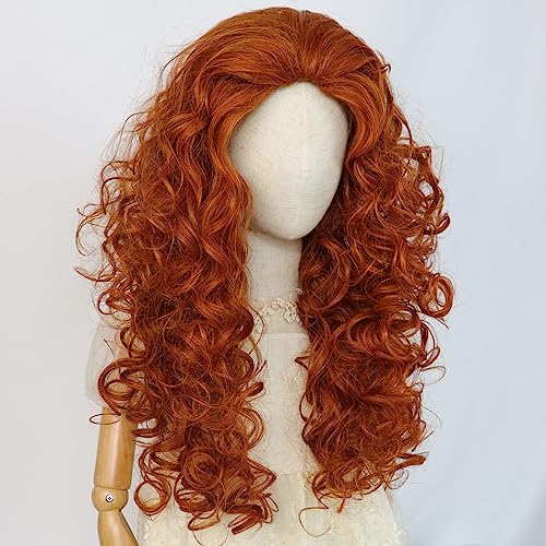 HUNIGIR Kids Blonde Wig M3gan Wig Girls Long Wavy Wig Honey Blonde Cosplay Princess Wig Women Heat Resistant Synthetic Halloween Costume Wig with Wig Cap (Honey Blonde)