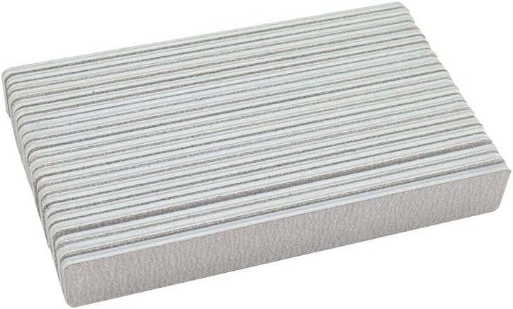Skiennix Jumbo Nail File Set - 50 Professional Double-Sided Emery Boards for Manicure & Pedicure | 100/180 Grit