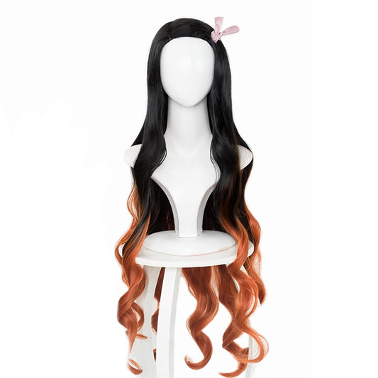 Aadesso Anime Demon鬼滅 Kimetsu No Kamado Ne.zu.ko Cosplay Heat Resistant Synthetic Hair Halloween