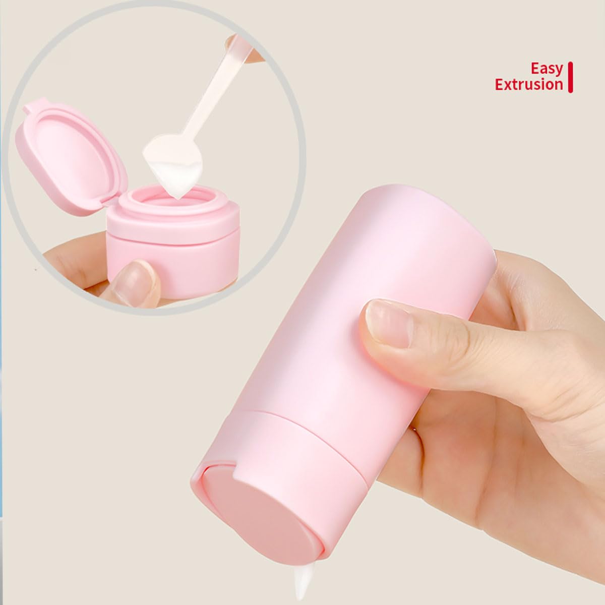 cirea Travel Bottles Set - TSA Approved Leak Proof Squeezable Containers for Toiletries, Conditioner, Shampoo, Lotion & Body Wash Accessories (pink)