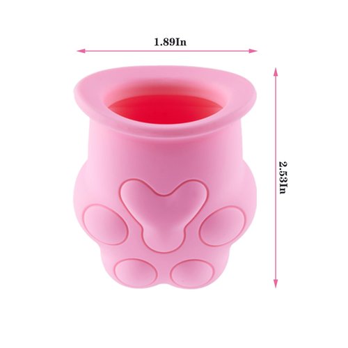 Lip Plumper Device Enhancer,Cat's Paw Cute Shape Lip Plumper Device Lip Filler Beauty Pump,Soft Silicone Cute Shape Natural Pout Mouth Tool,Sexy Lip Mouth City Lips Full of Charm Lip (Pink Cat)