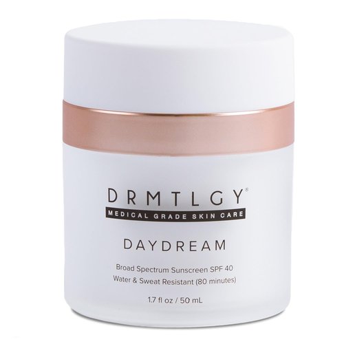 DRMTLGY Day Dream Sunscreen - SPF 40 Moisturizer for Sensitive Skin | Water & Sweat-Resistant, Makeup Friendly