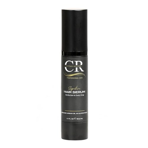 Cristian Rovere Signature Hair Serum - Organic Argan Oil & Acai Extract for Frizz Control - 1.7 Fl Oz