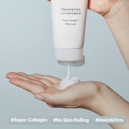 ETUDE Moistfull Collagen Cleansing Foam - Gentle Face Wash with Super Collagen Water | 5.29 Ounce