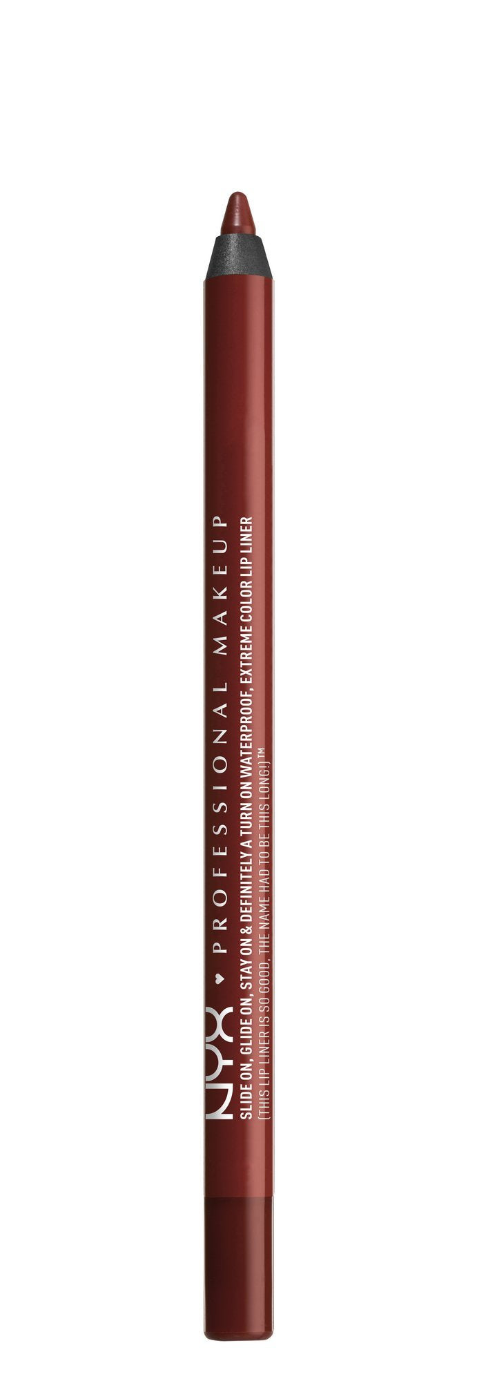 NYX PROFESSIONAL MAKEUP Slide On Lip Pencil, Lip Liner - Brick House (Deep Brick Red)