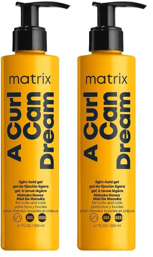 MATRIX A Curl Can Dream Gel - Light Hold for Curly, Coily & Wavy Hair | Frizz Control & Curl Definition, 2-Pack